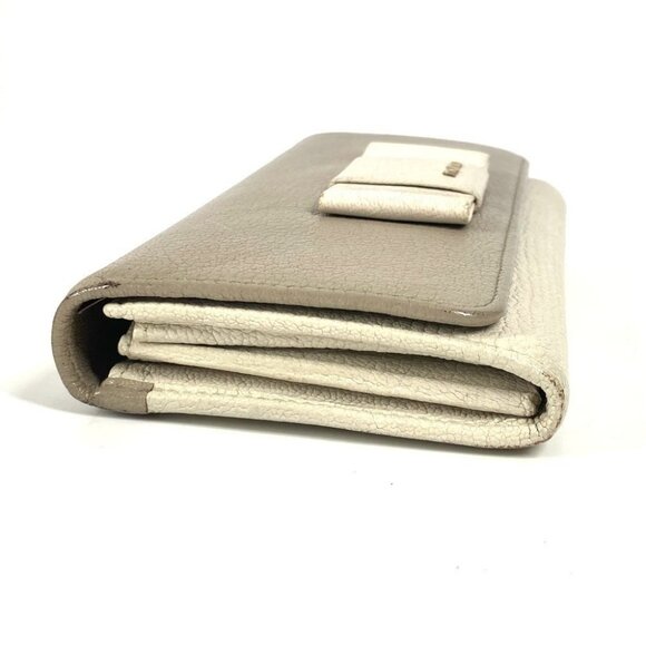 MIUMIU 5MH109 Pass case with card case Madras Long Wallet Ribbon Long Wallet - Picture 5 of 12